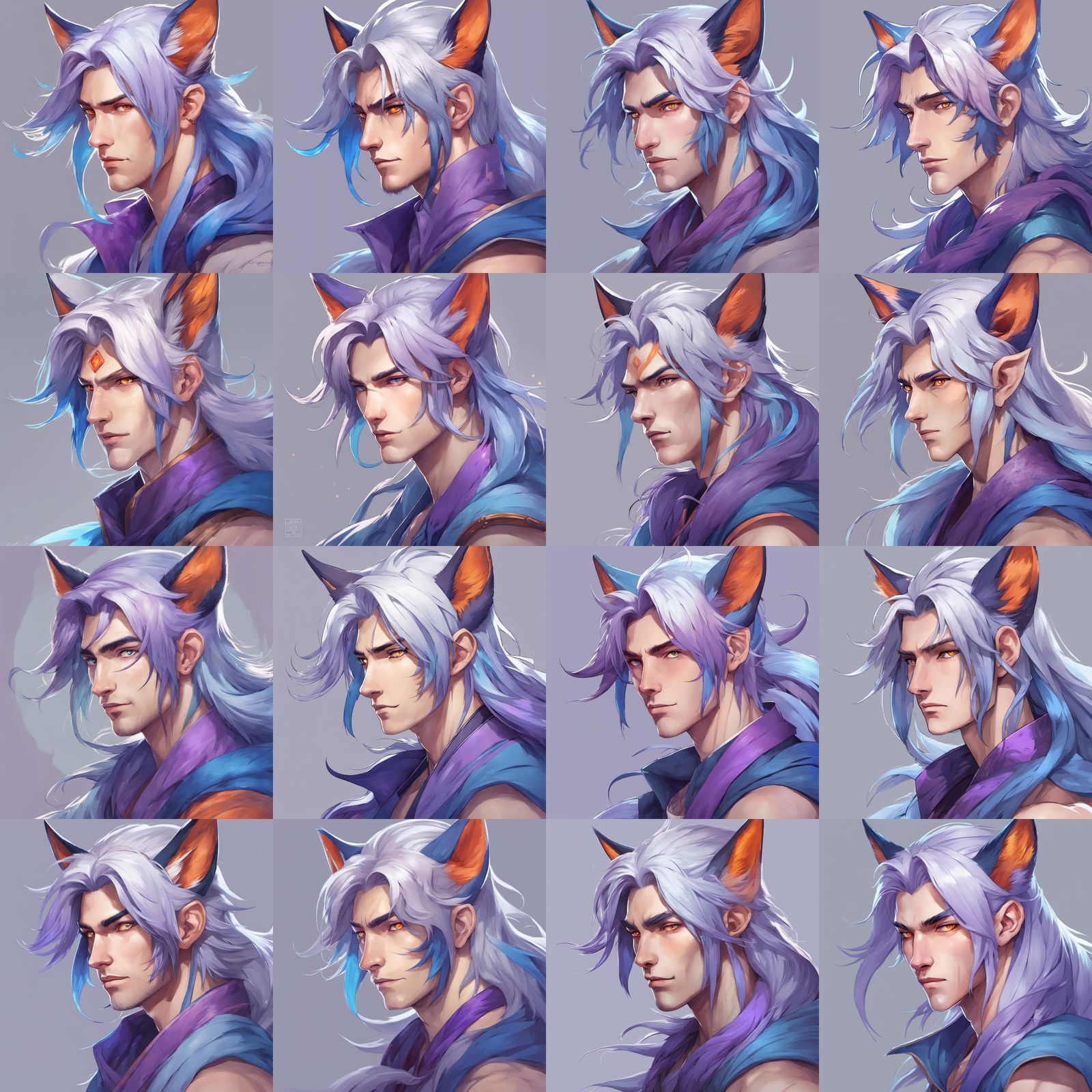 Attractive Kitsune Hybrid Portrait in Artgerm Style