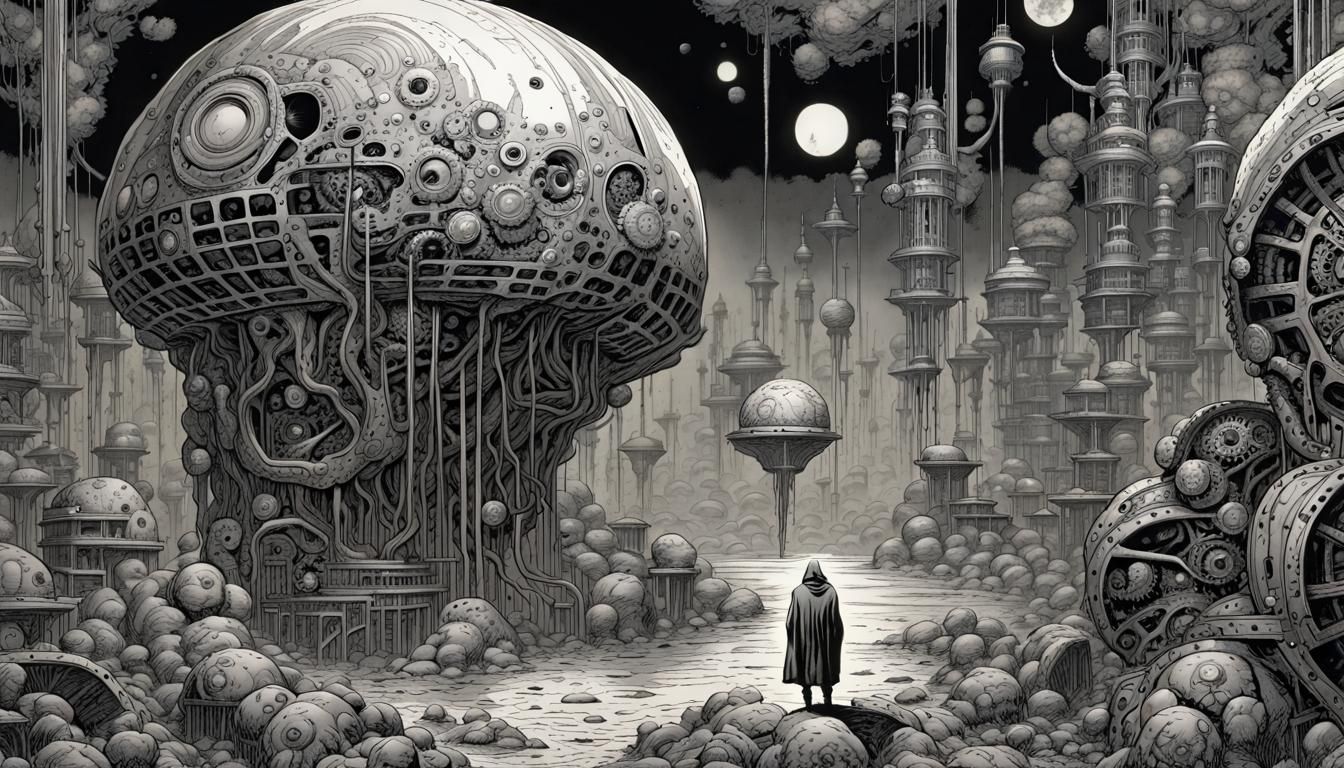 A futuristic horror tale.