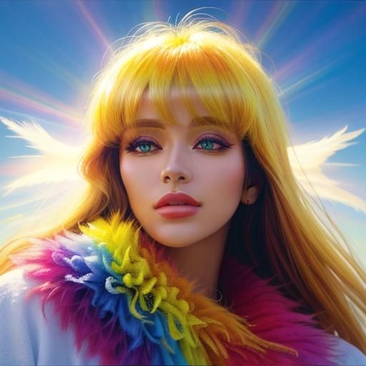 Heavenly Sunshine Beams: A Hyperrealistic Cloudscape