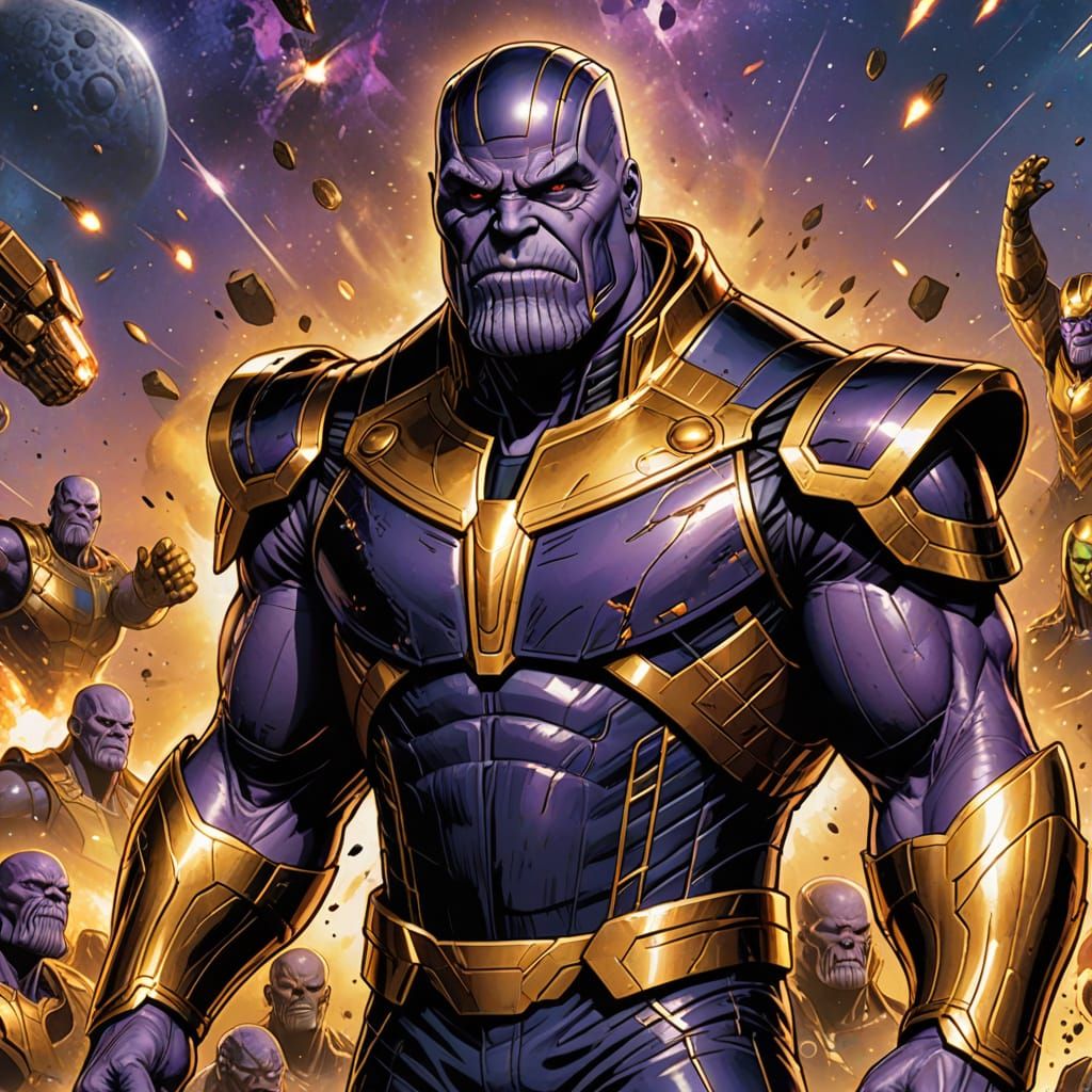 Supervillans Thanos Marvel