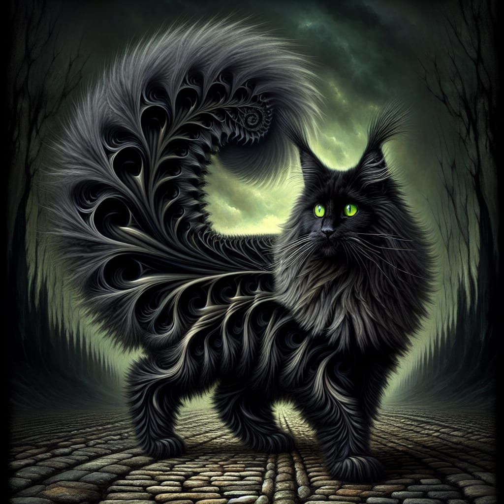 Terdragon Fractal Cat