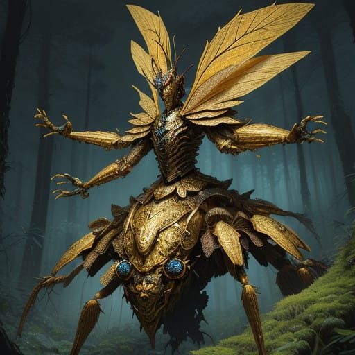 Regal Ant King in Ancient Forest Glory