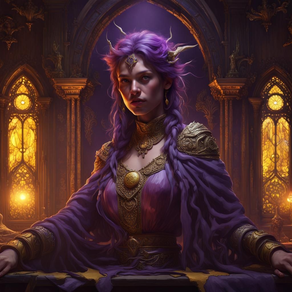 Dark Fantasy Concept Art in Deep Color