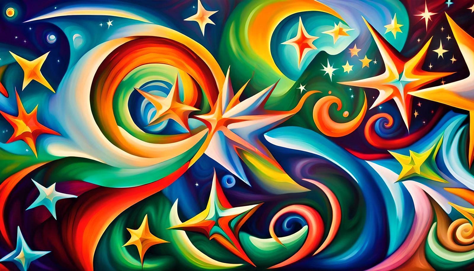 Iridescent Stars in Electromagnetic Jelly Plasma Maelstrom