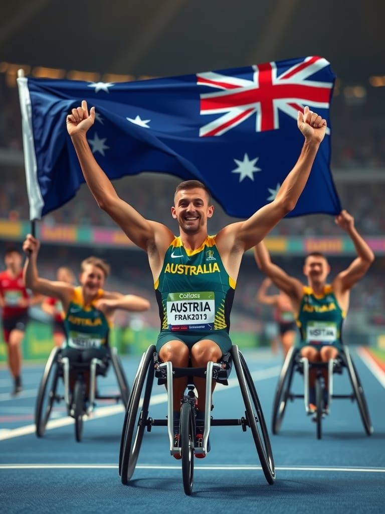 Australian Paralympic Athlete's Triumphant Victory