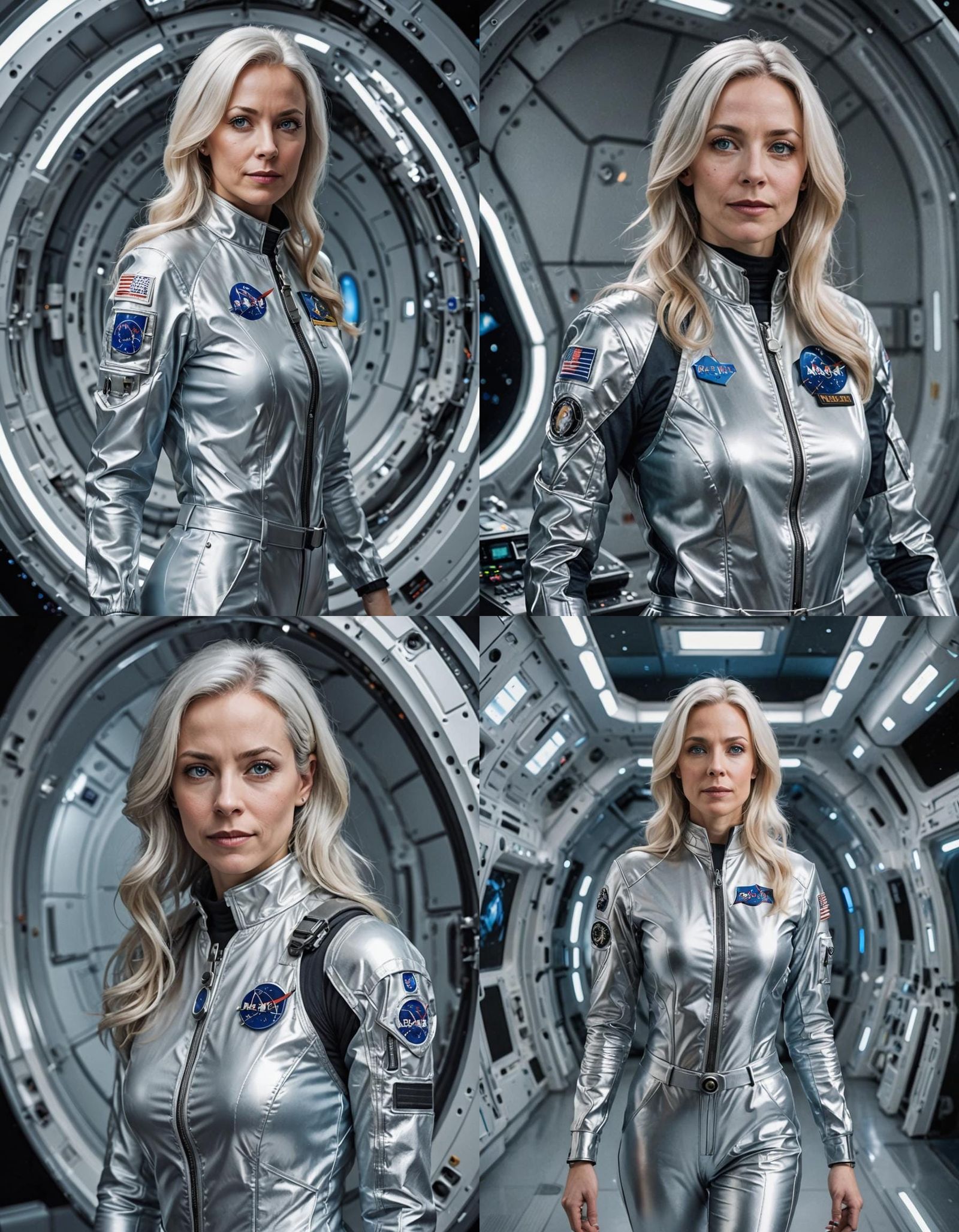 Futuristic Portrait of Astrophysicist Dr. Luna Morozov