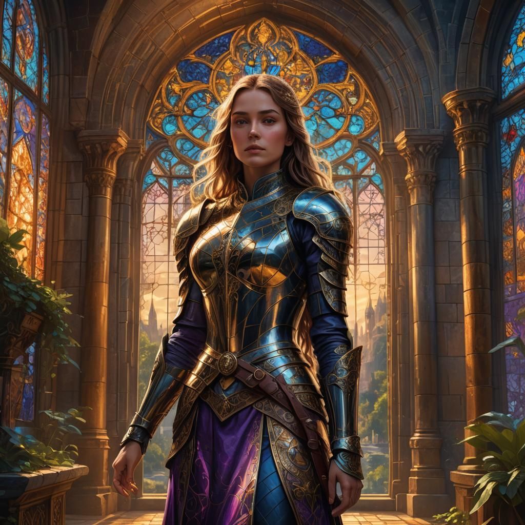 Woman Knight in Kingdom: Fantasy Concept Art