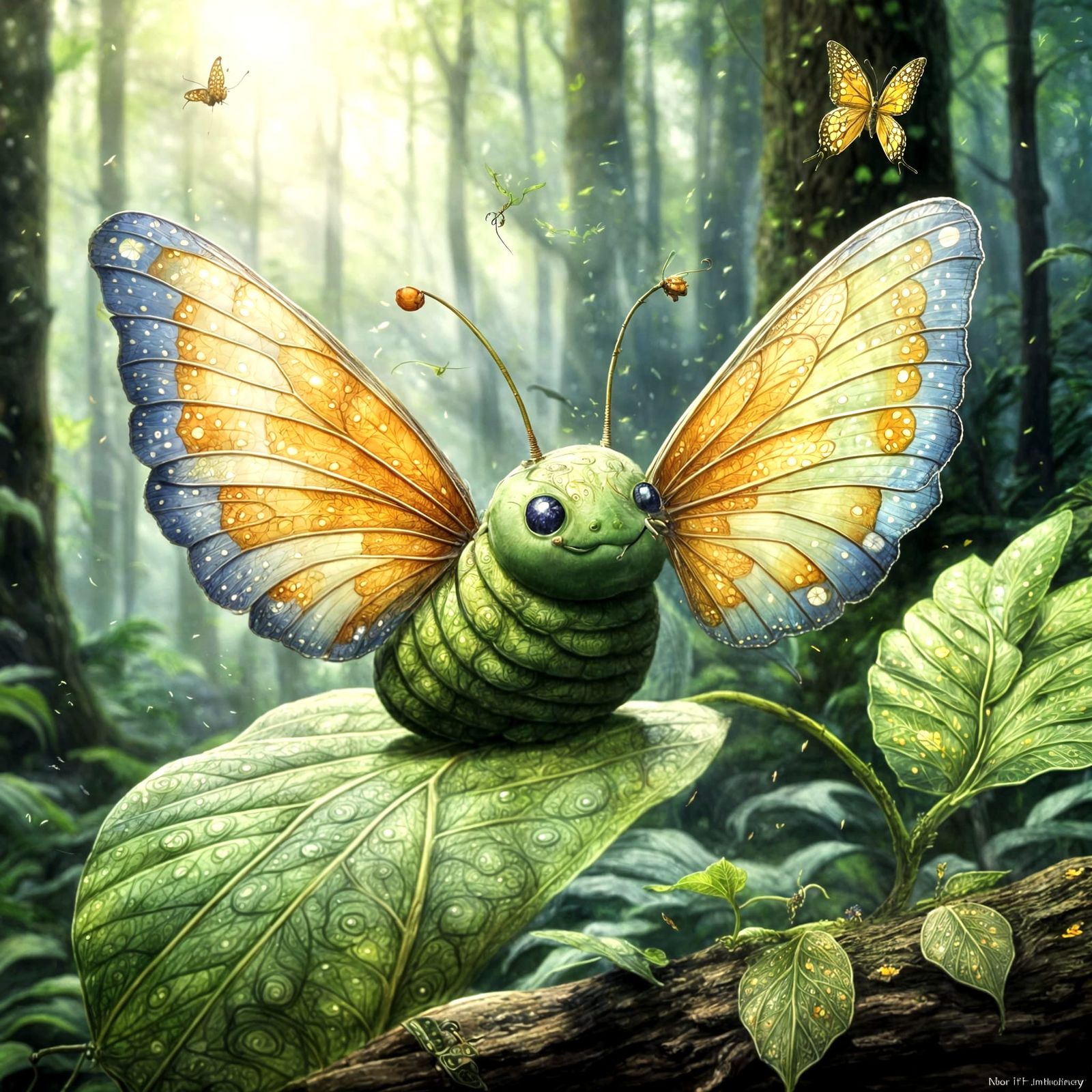 Cater-Butter-Fly, Confused 🥴🙃 (open prompt)