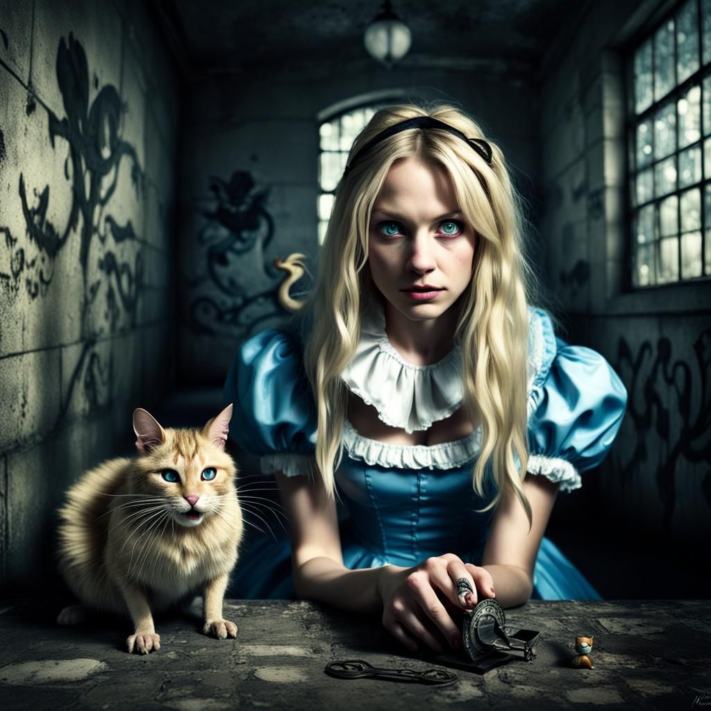 Alice in the asylum.