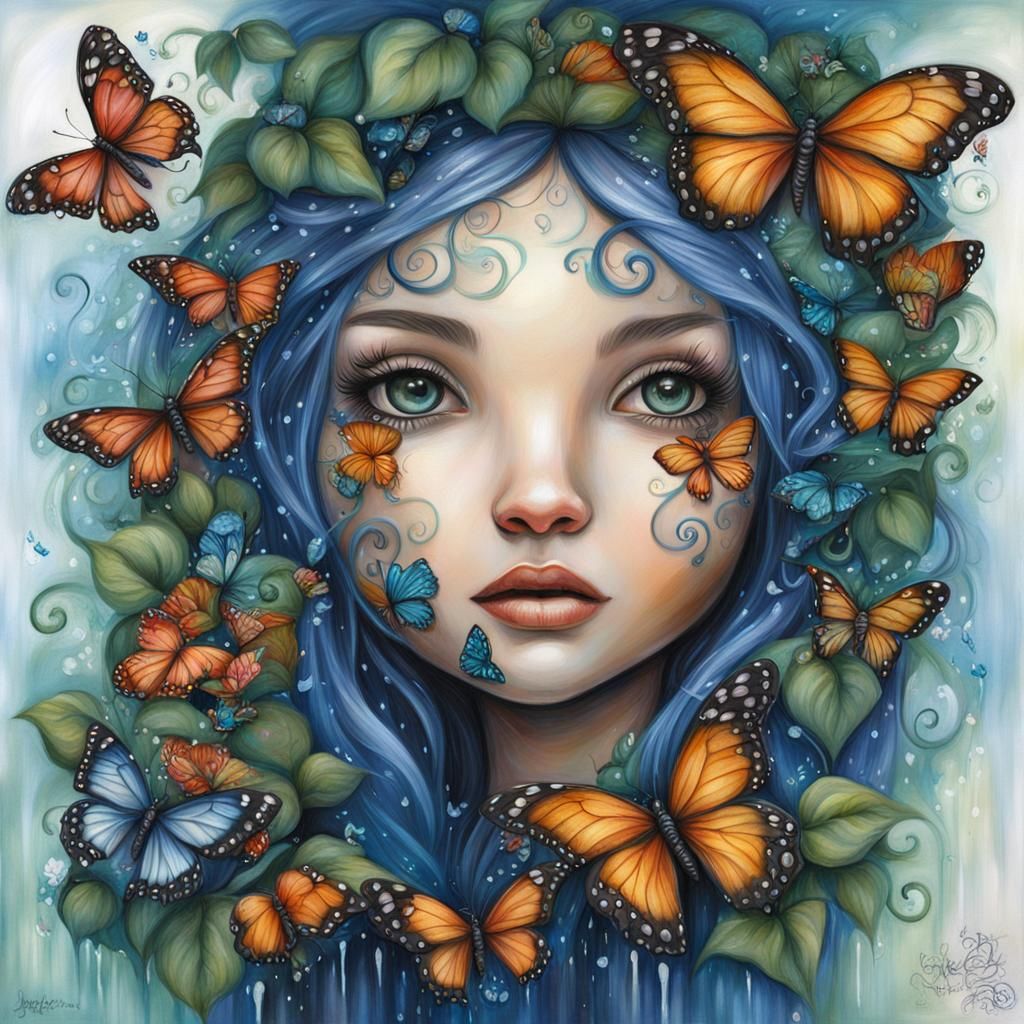 Butterfly girl