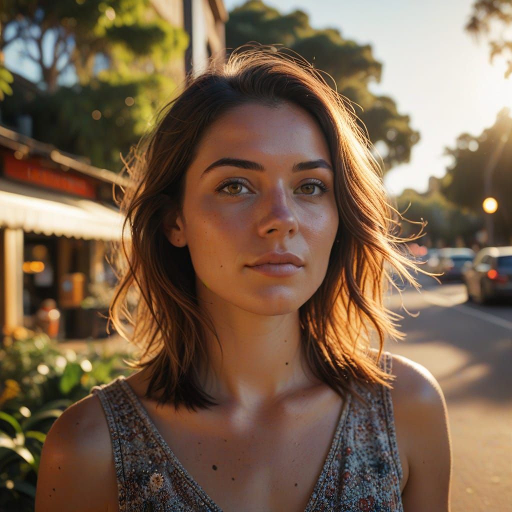 Woman Exploring Perth, Western Australia's Coastal Charm