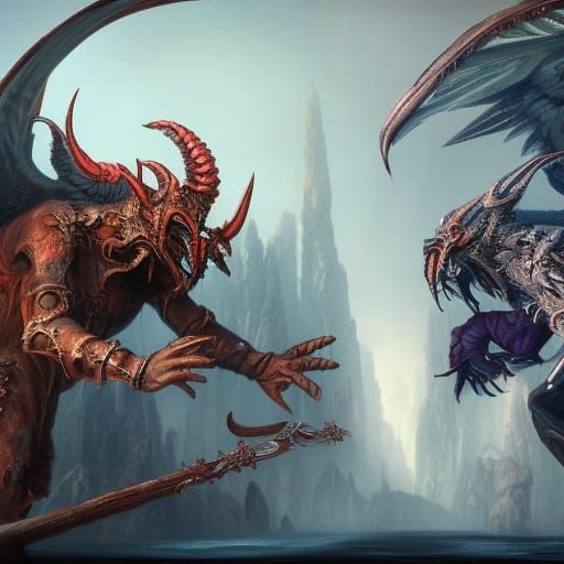 Angel Versus Devil: Epic Fantasy Battle