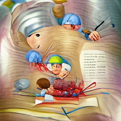 Detailed Human Brain Anatomical Illustration