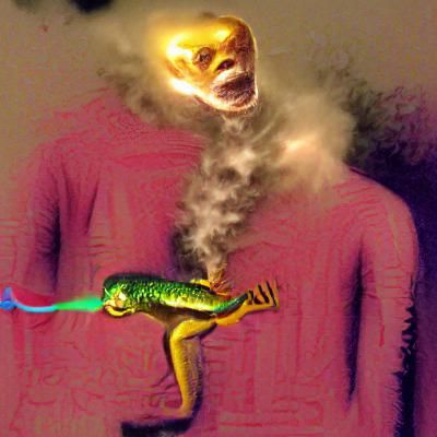 Lizard Man Breathes Fire