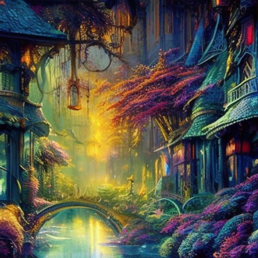 Glowing Flowers in Glass Bottle, Borderlands Style