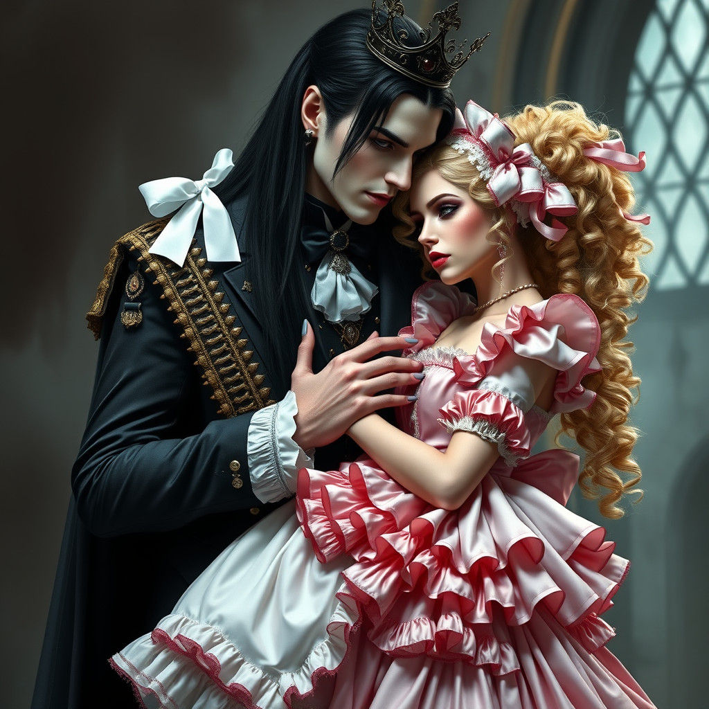 Vampire King Captures French Maid: Dramatic Art
