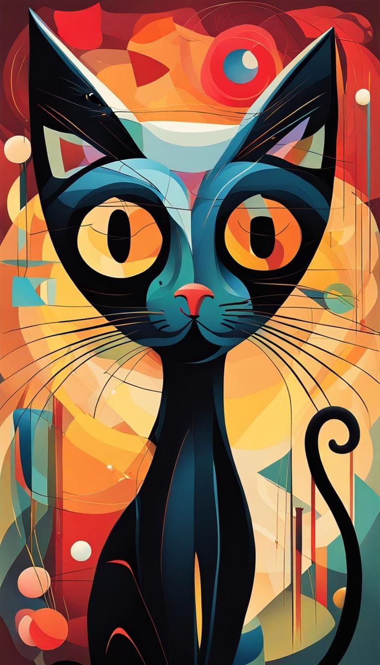 4 Bilder (2/4) Katze similar Kandinsky