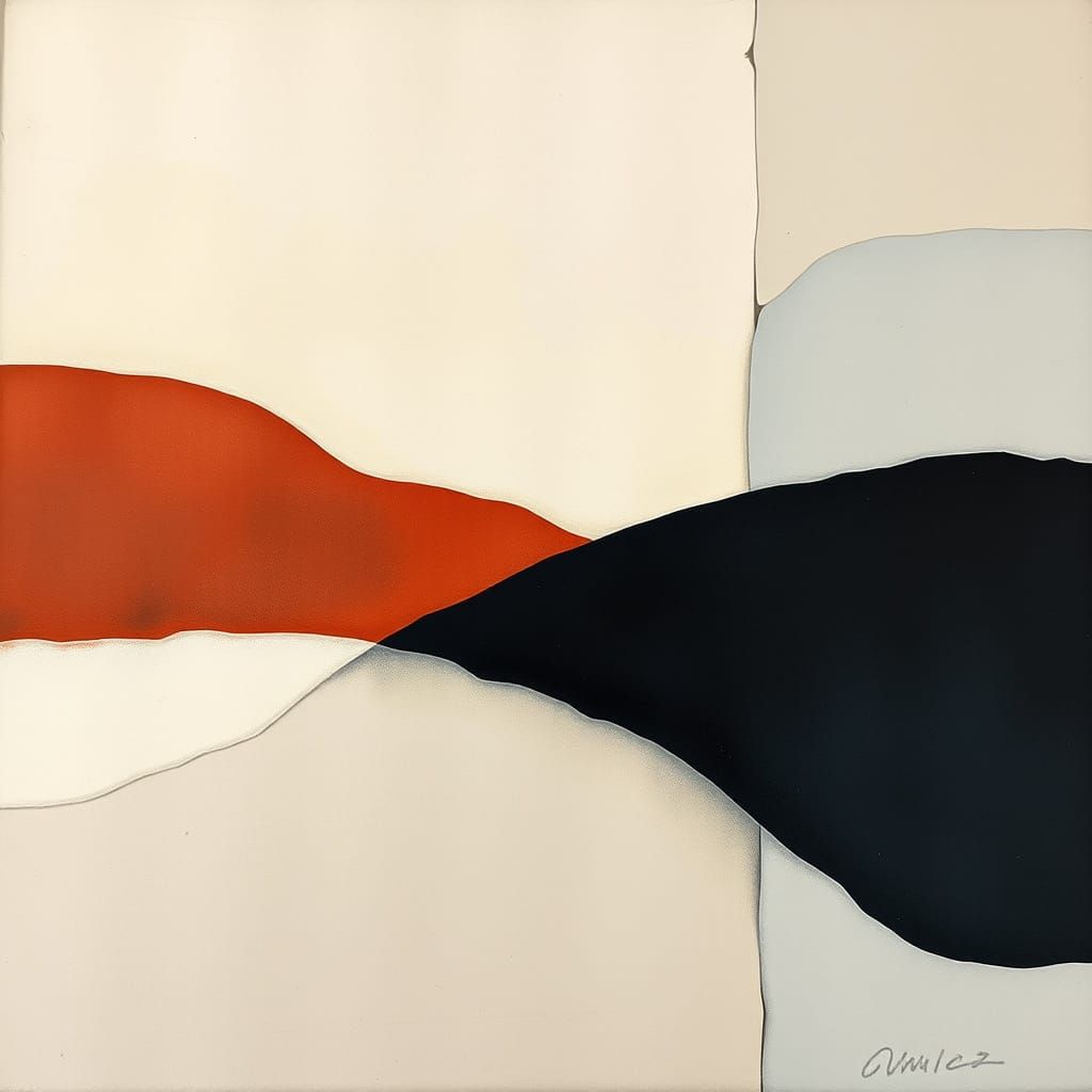 Abstract Calm: Youthful Ambition to Mature Wisdom