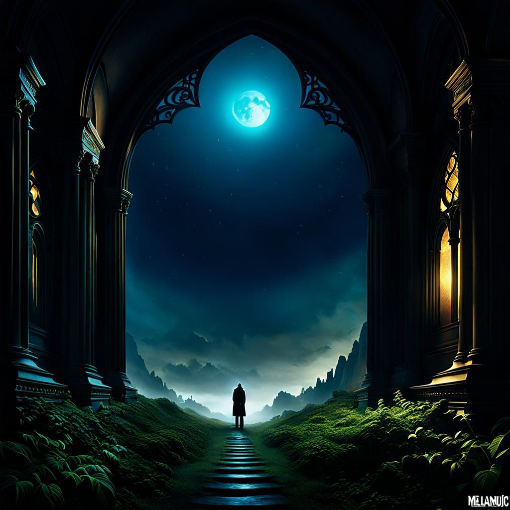 Melancholic Album Cover of Lost Dreams