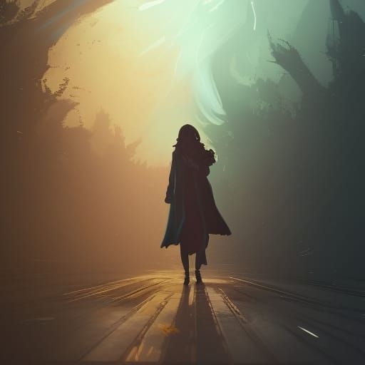 Eleanor Rigby: Lonely Souls in Art Nouveau Style