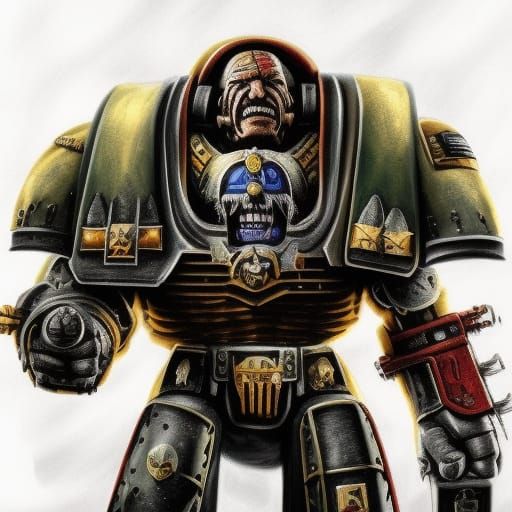 Danny Trejo Space Marine Warhammer 40k