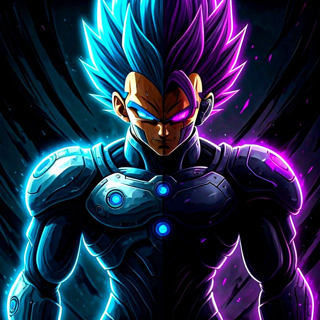 Cybernetic Villains Fuse in Dramatic Cinematic Style