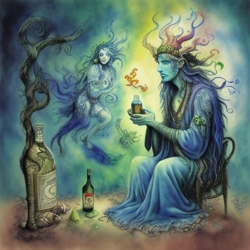 Shaman Dominates Dystopian Nightmare in Surreal Style