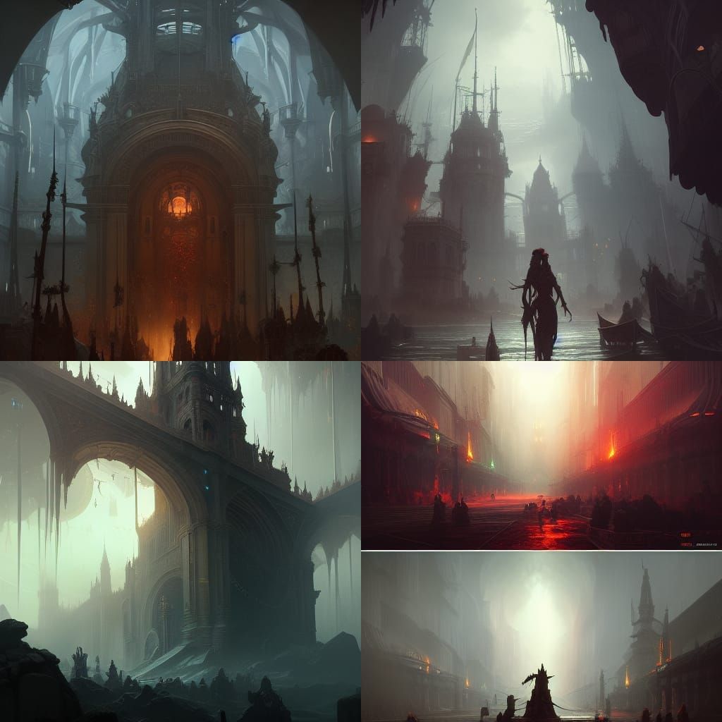 Dark Fantasy Art: Portantibus in Unreal Engine