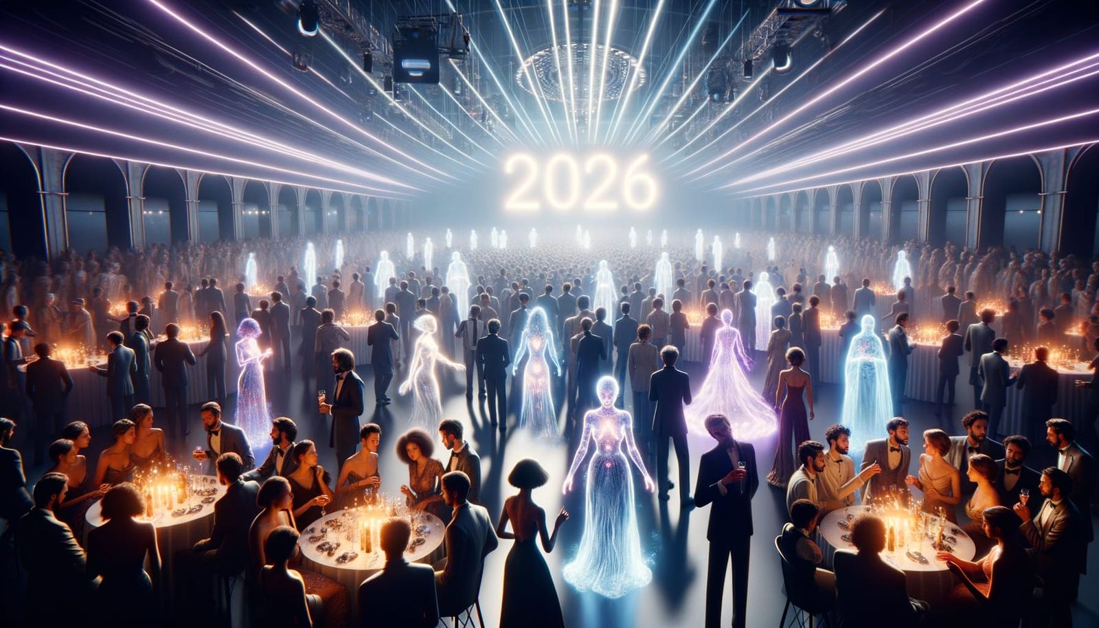 New Year's Eve 2026 Discotheque with Ethereal Historical Fig...