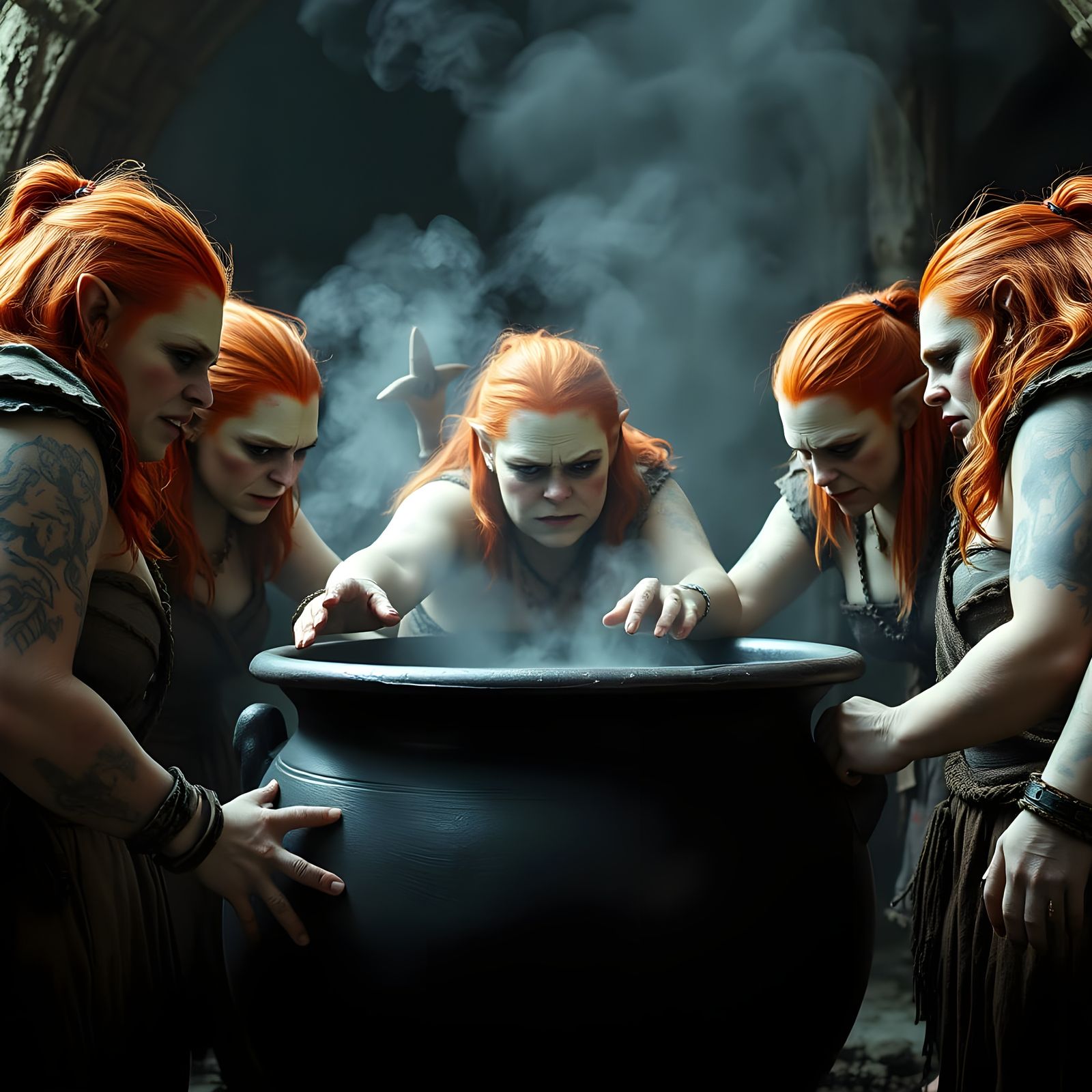 Cinematic Portrait of a Powerful Witch