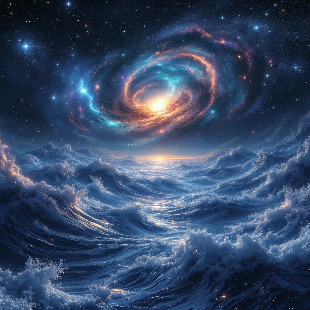 Cosmic Oceanic Dreamscape in 8k Resolution