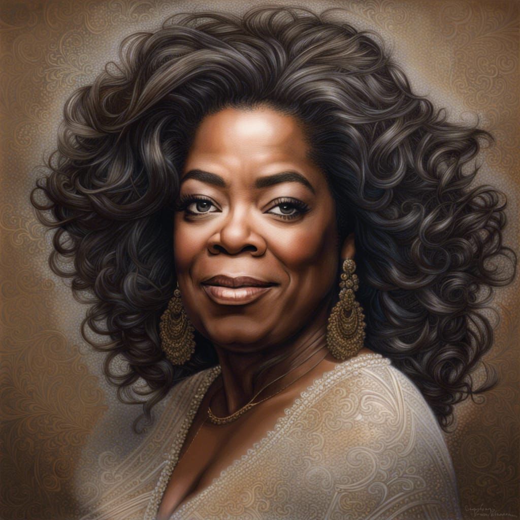 Portrait of Oprah Winfrey