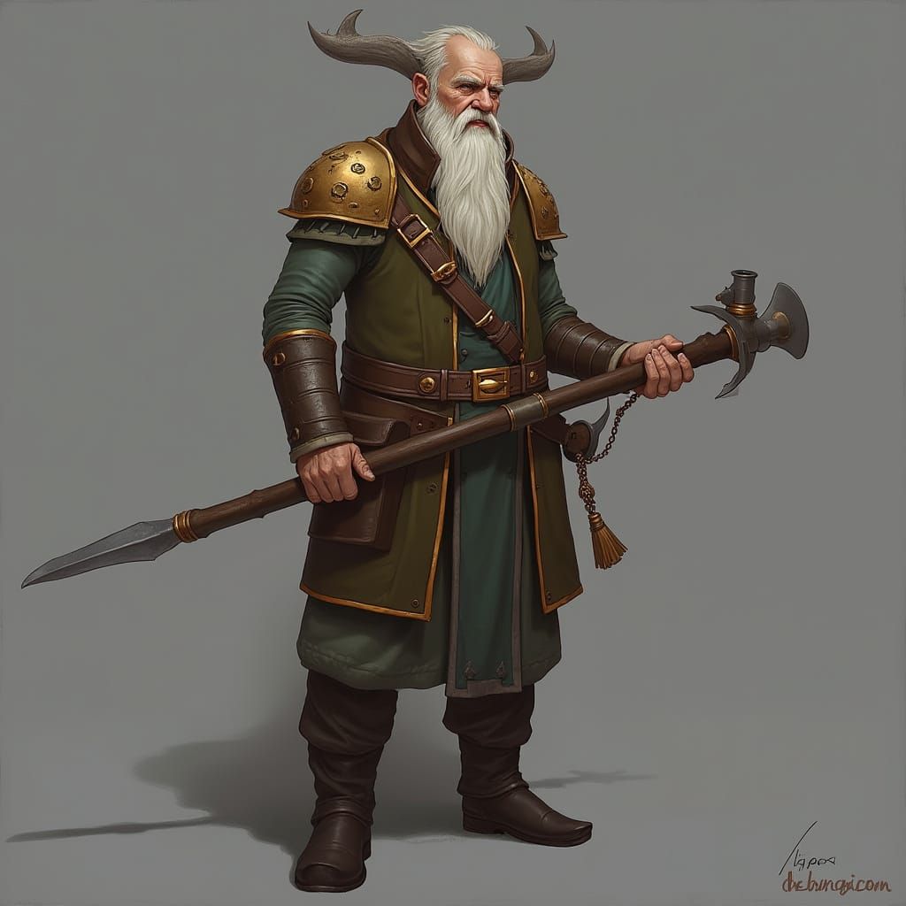 Renaissance Pen-and-Ink Drawing in Elegant Style