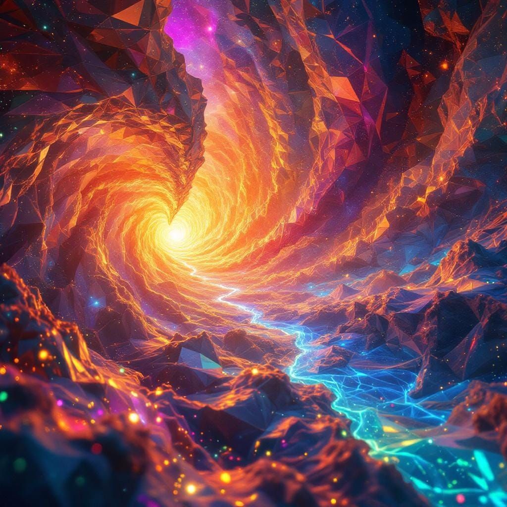 Cosmic Being of Sacred Geometry Unfolds