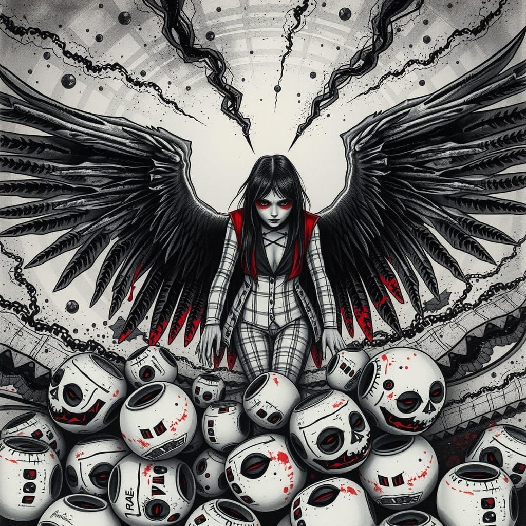 Mischievous Robin Supervillain Wreaks Havoc in Punk Surreali...