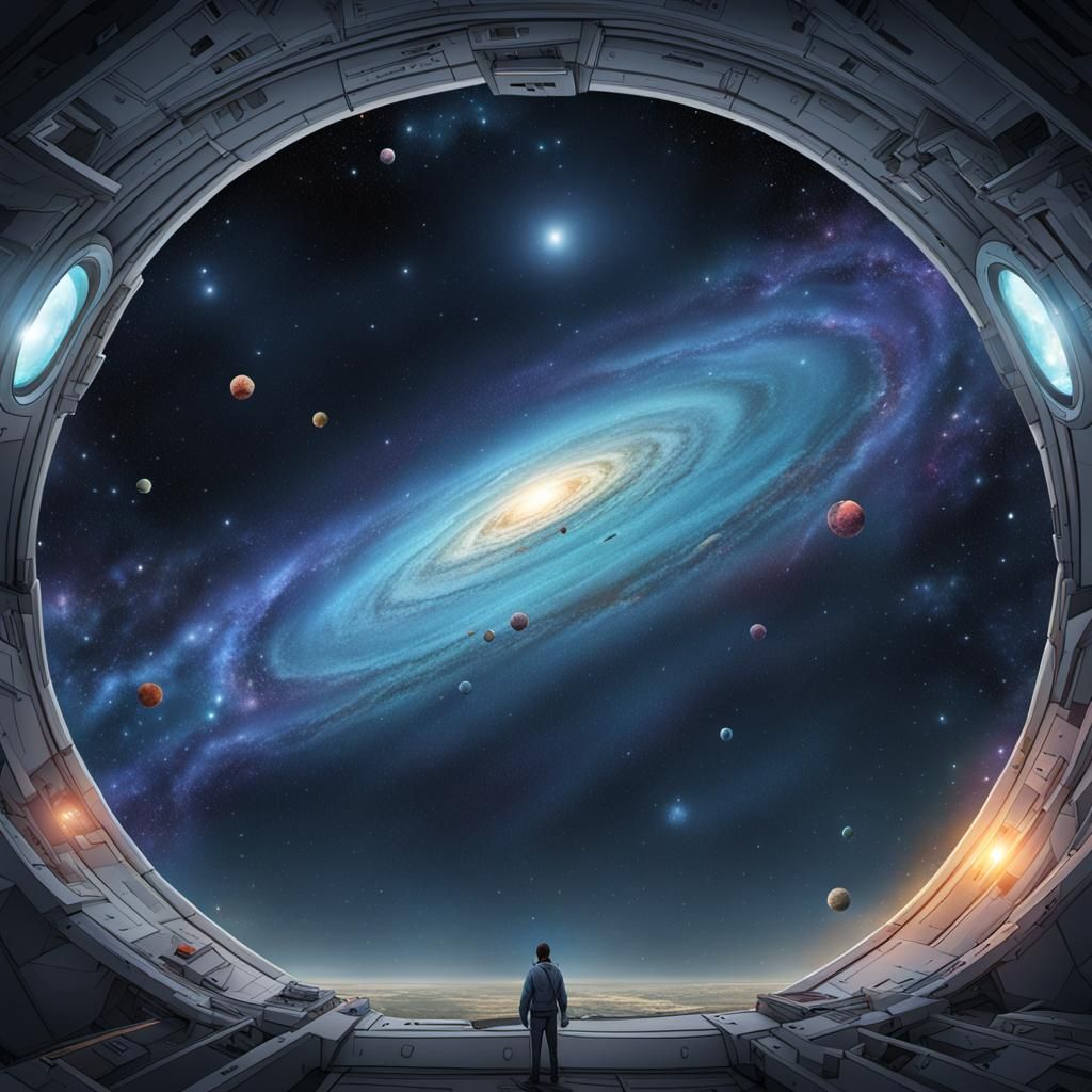 AI Generated Image of Vast Space