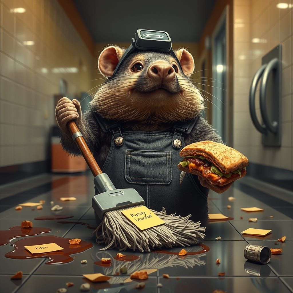 A Mole in Overalls Shines as Breakroom MVP