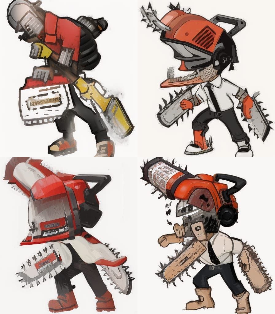 Chainsaw Man Digital Art