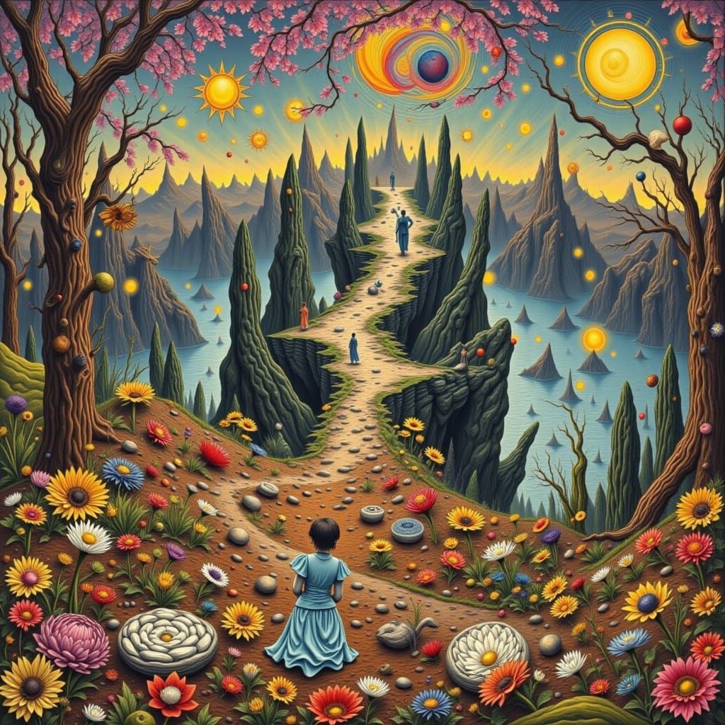 Deco-Surreal Pathway to the Stars