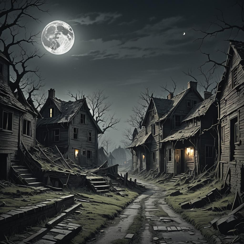 Vengeful Spirit Haunts Abandoned Village in Gothic Horror St...