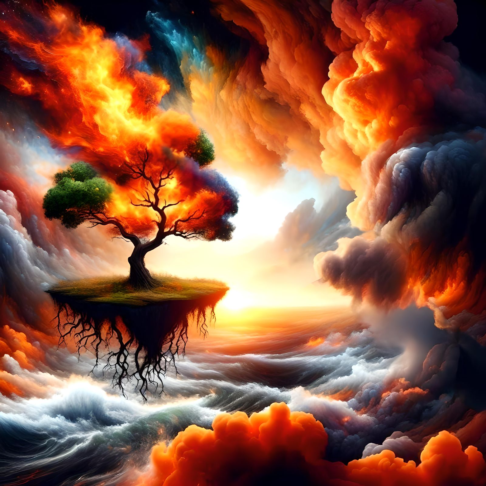 Earth, Wind, Fire, and Water