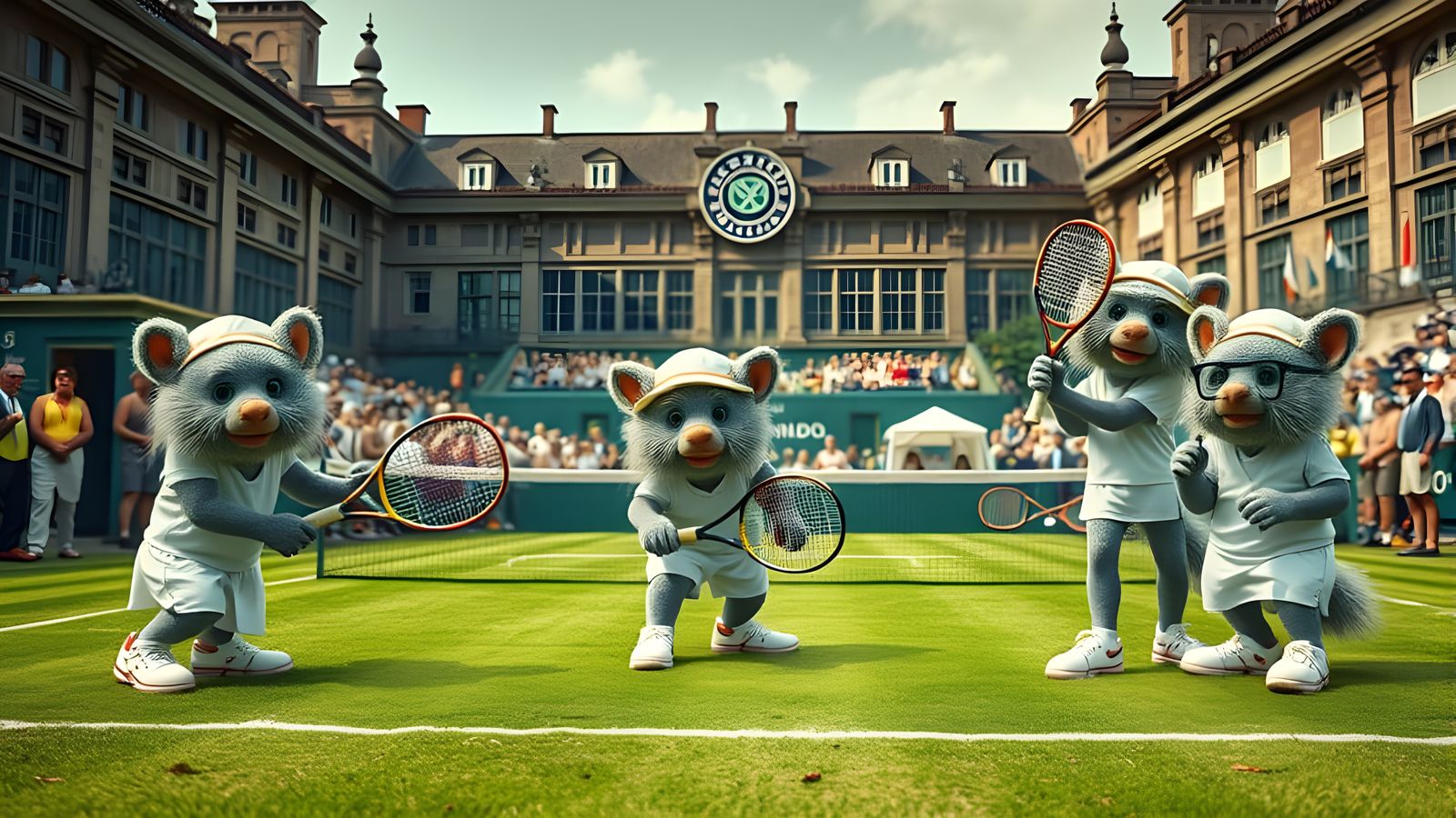The Wombles Play Tennis at Wimbledon