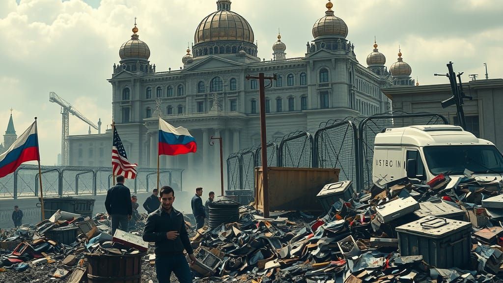 Dystopian Metropolis of Contrasts