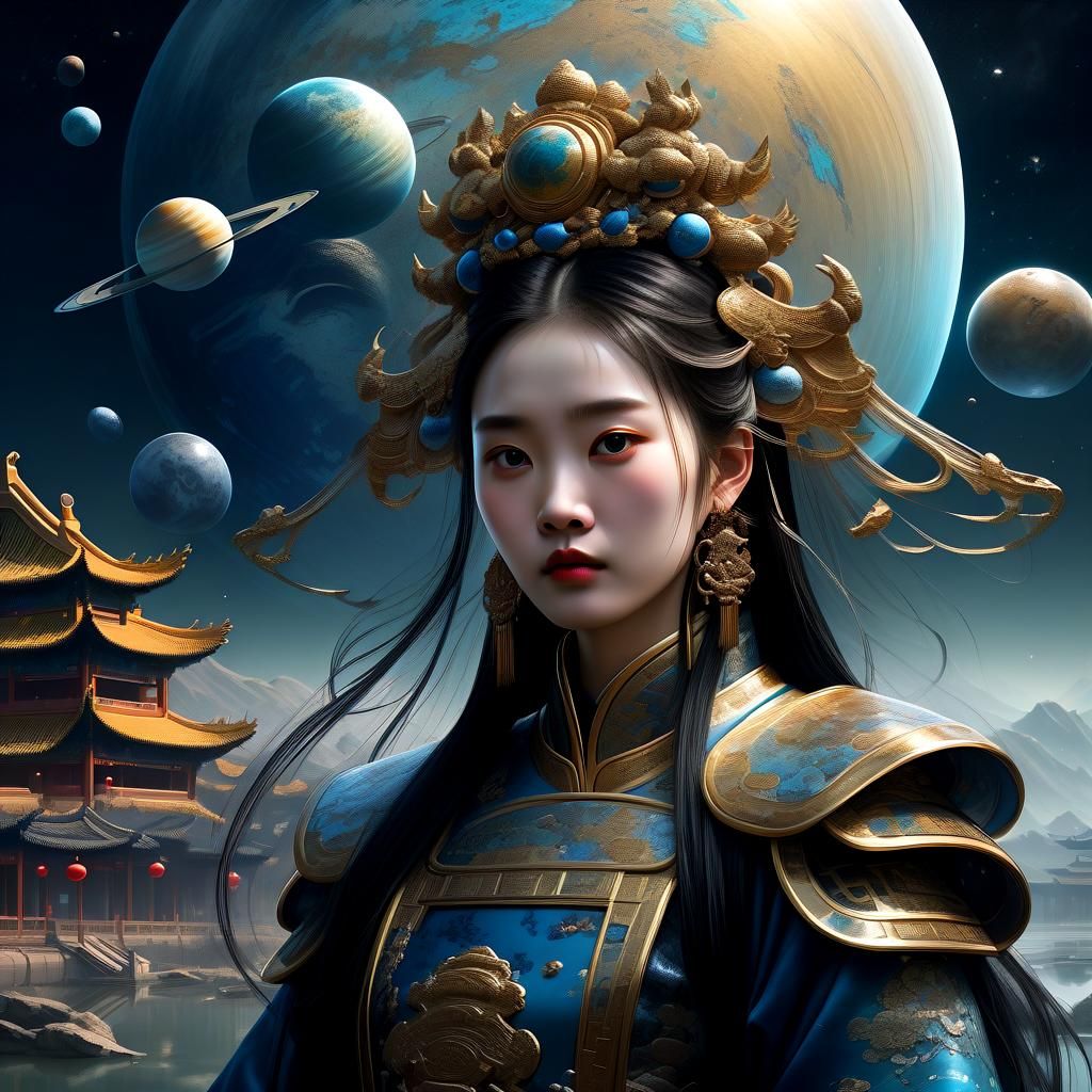 China by Night: A Hyperdetailed Celestial View