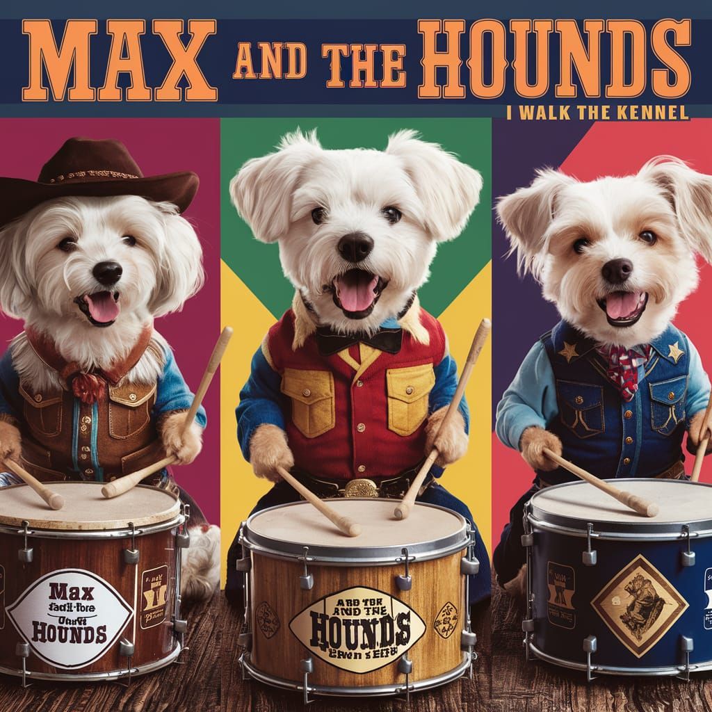 Max and the Hounds: Album Cover Art