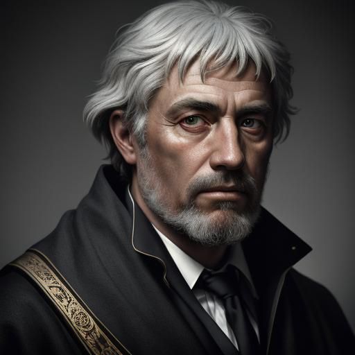 Charlemagne and the Palatine School Portrait