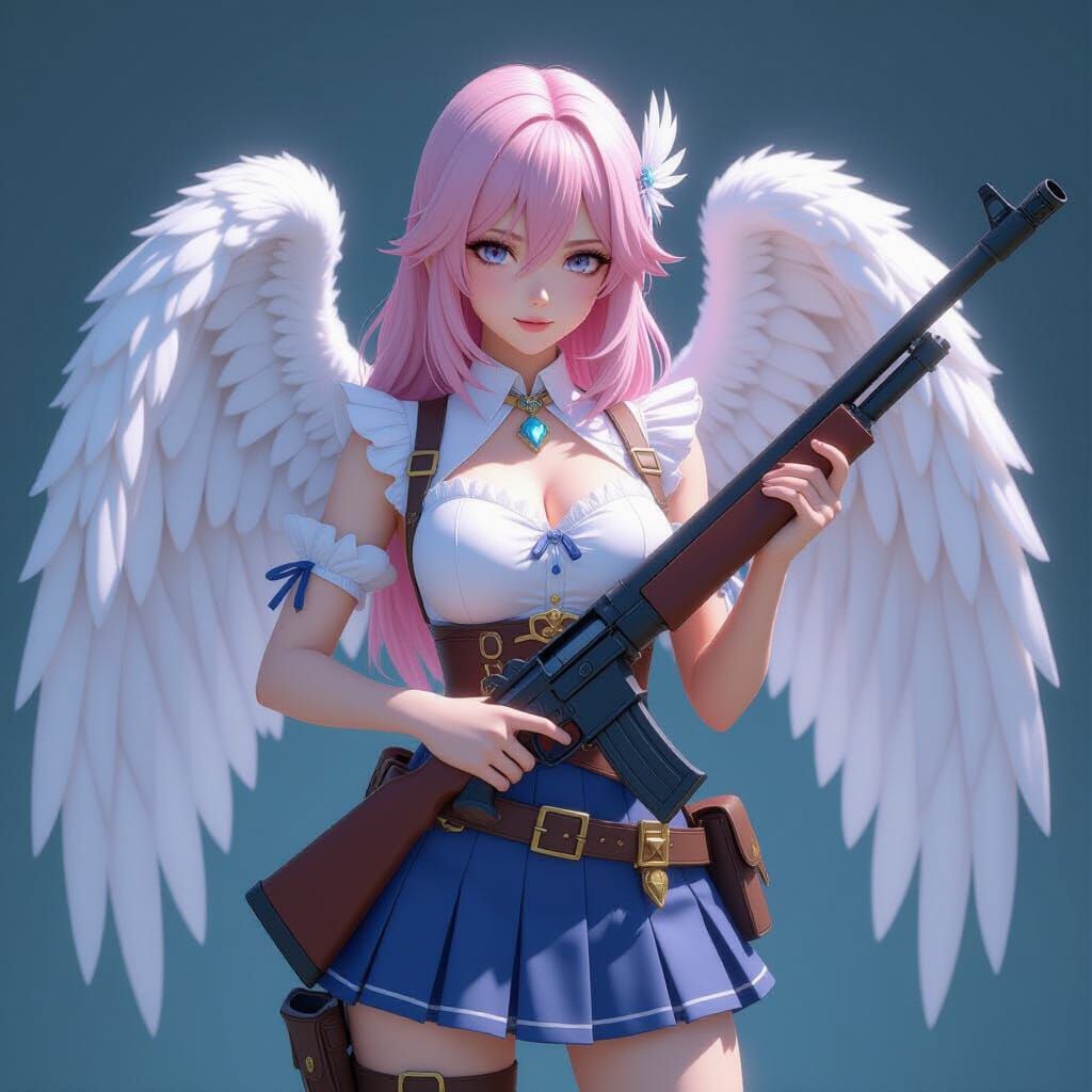 Angel with a shotgun