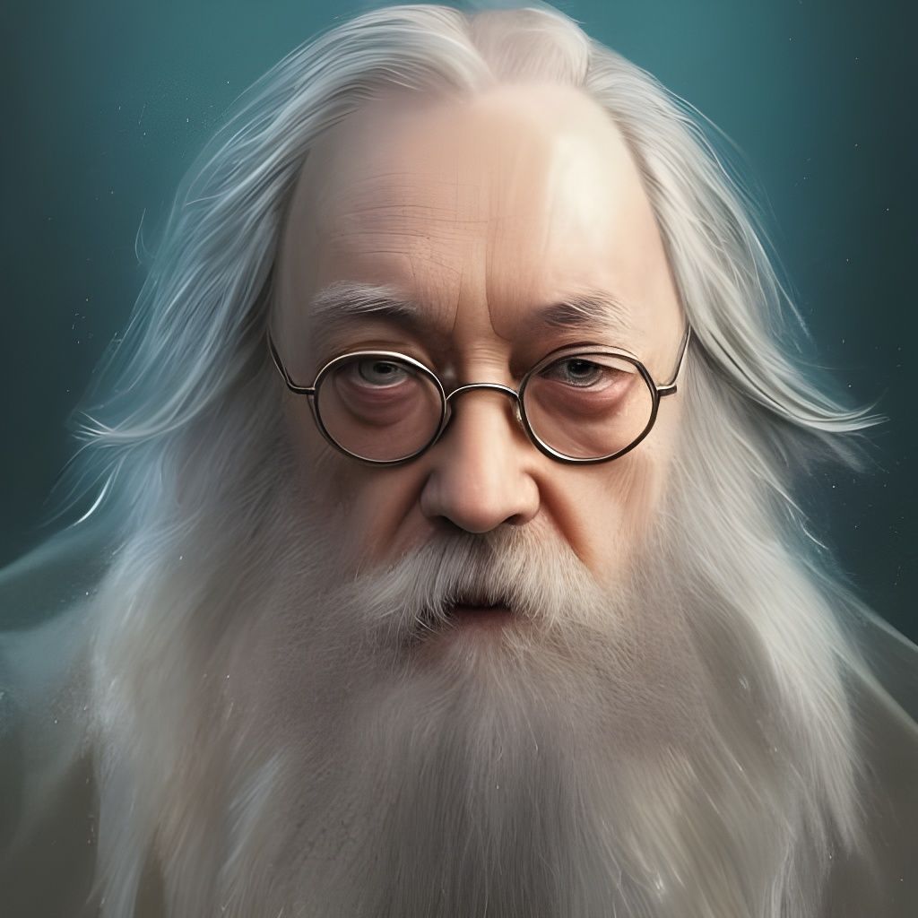 Detailed Portrait of Albus Dumbledore