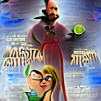Master and Margarita Cartoon Movie Poster