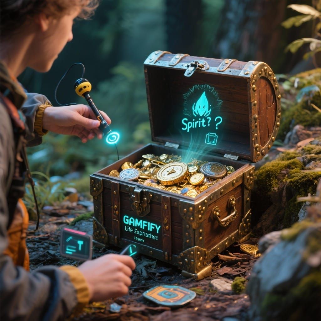 AI-Powered Geocaching Adventure with Real-World Challenges